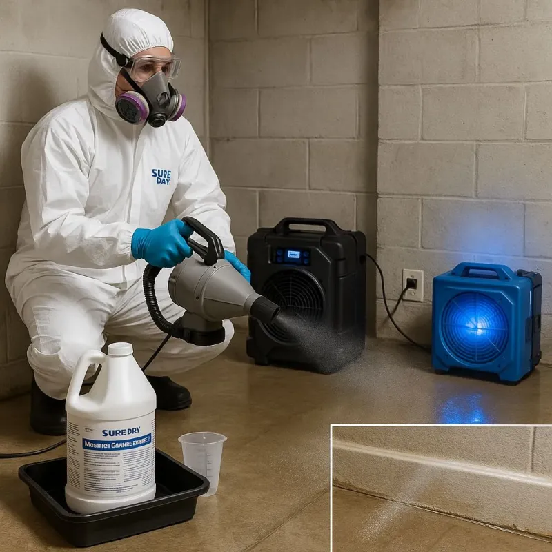 Sanitization and Odor Removal process in Mountain Ranch, CA